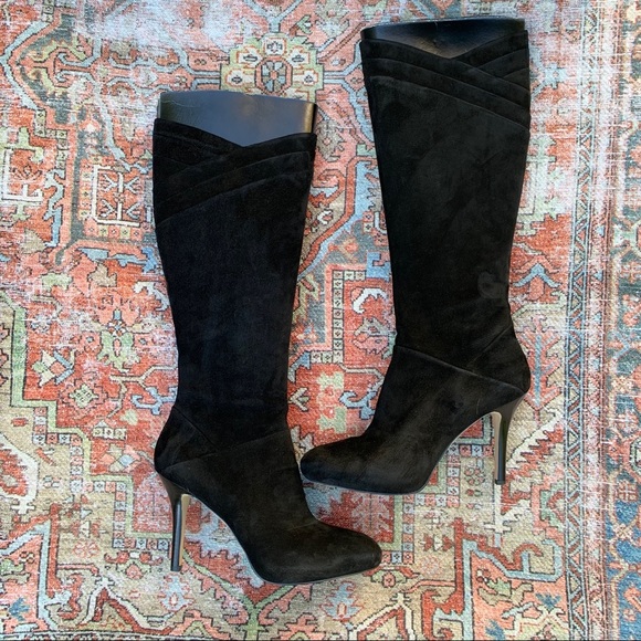 Via Spiga Shoes - Via Spiga Josie Black Suede Boot